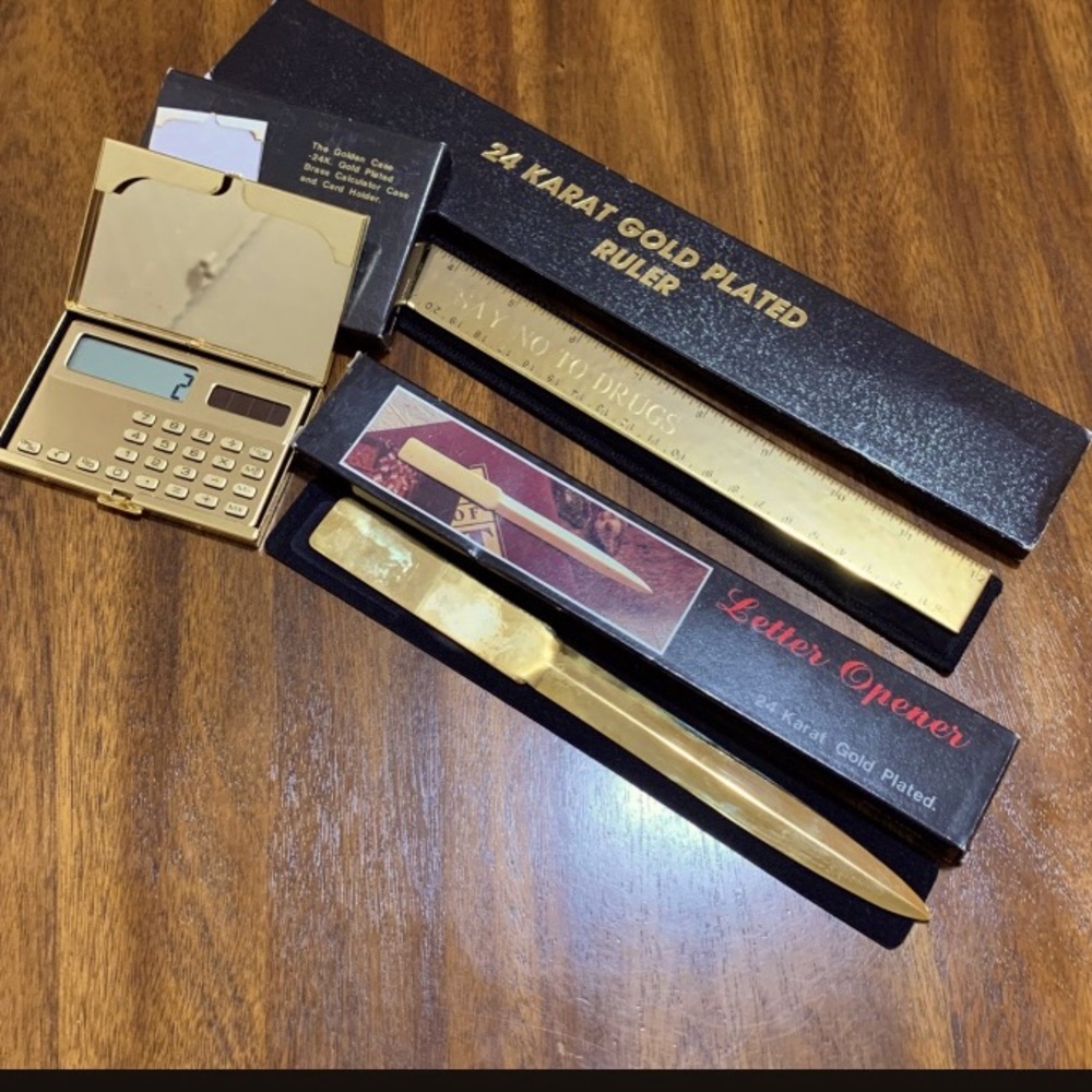 Ruler, Letter Opener, CalculatorBusiness CardHolder, MoneyClip Key Chain